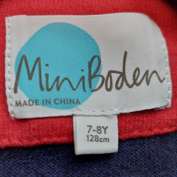 2017 vguc Mini Boden star sweater 7-8 years - Picture 4 of 16